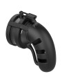 Silikonowy Pas Cnoty Z Paskiem Rozdzielającym Jądra Chastity Model 19 Silicone Cage Ballsplitter Black ManCage