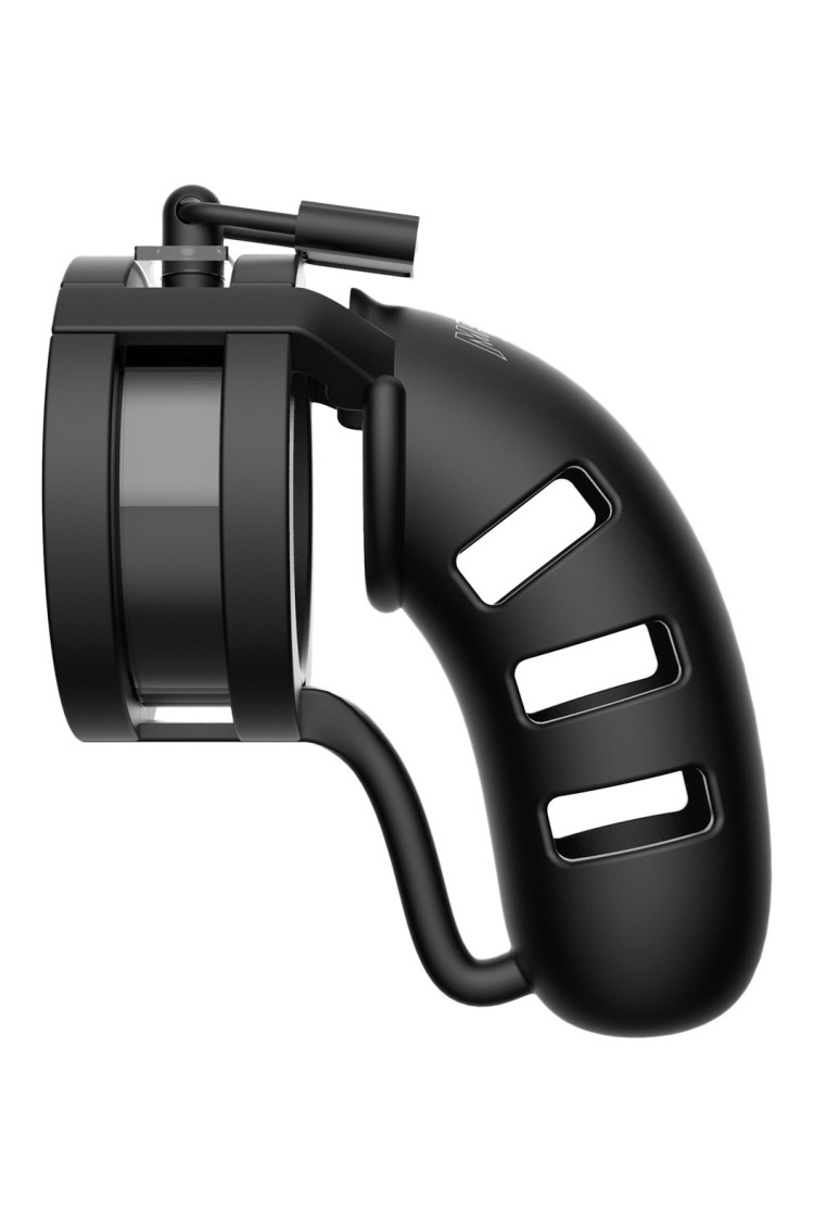Silikonowy Pas Cnoty Z Paskiem Rozdzielającym Jądra Chastity Model 19 Silicone Cage Ballsplitter Black ManCage