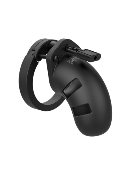 Miękki Silikonowy Pas Cnoty Chastity Model 20 Silicone Cock Cage Black ManCage