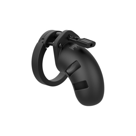 Miękki Silikonowy Pas Cnoty Chastity Model 20 Silicone Cock Cage Black ManCage
