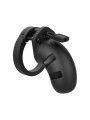 Miękki Silikonowy Pas Cnoty Chastity Model 20 Silicone Cock Cage Black ManCage