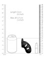 Miękki Silikonowy Pas Cnoty Chastity Model 20 Silicone Cock Cage Black ManCage