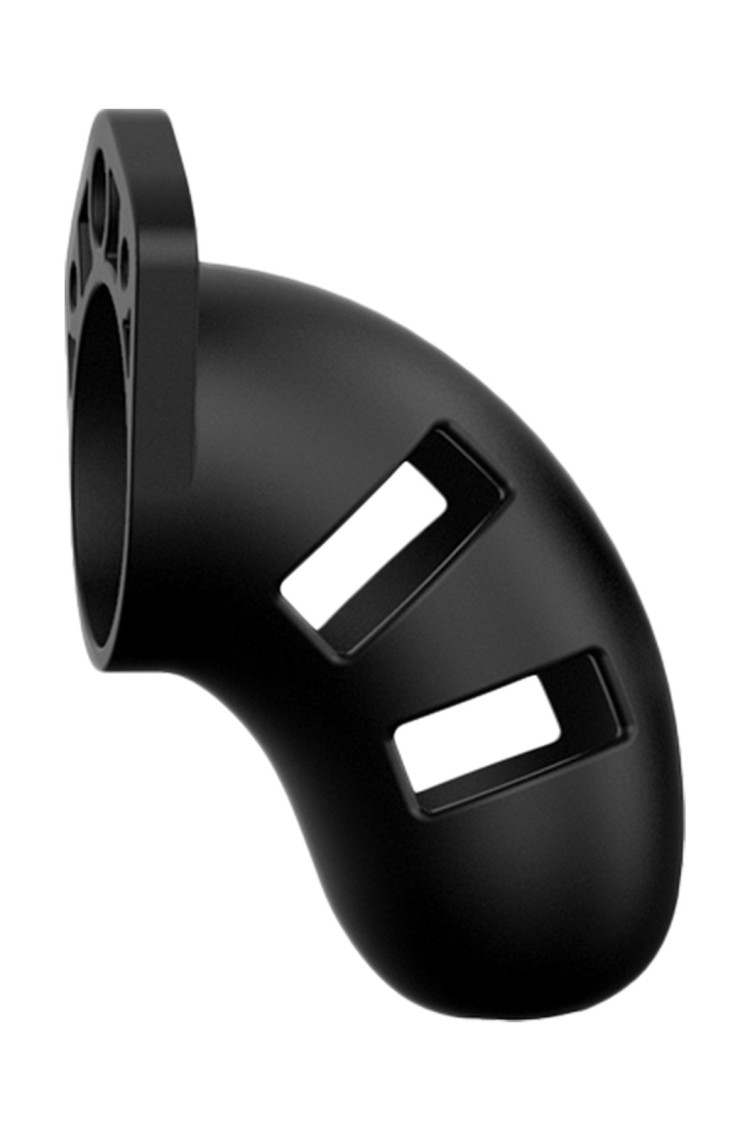 Miękki Silikonowy Pas Cnoty Chastity Model 20 Silicone Cock Cage Black ManCage