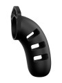 Miękki Silikonowy Pas Cnoty Chastity Model 21 Silicone Cock Cage Black ManCage
