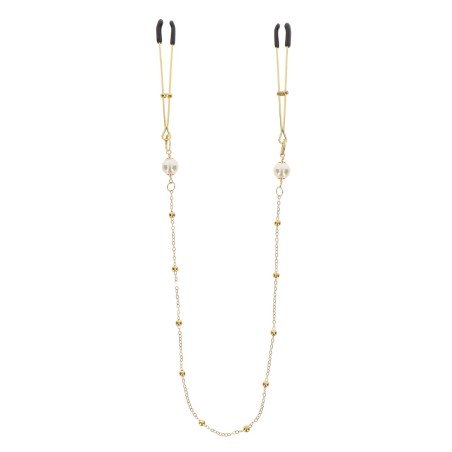 Zaciski Na Sutki Tweezers Pearl & Deluxe Chain Taboom