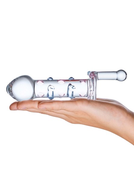 Szklany Korek Z Uchwytem Candy Land Juicer S Dildo Glas