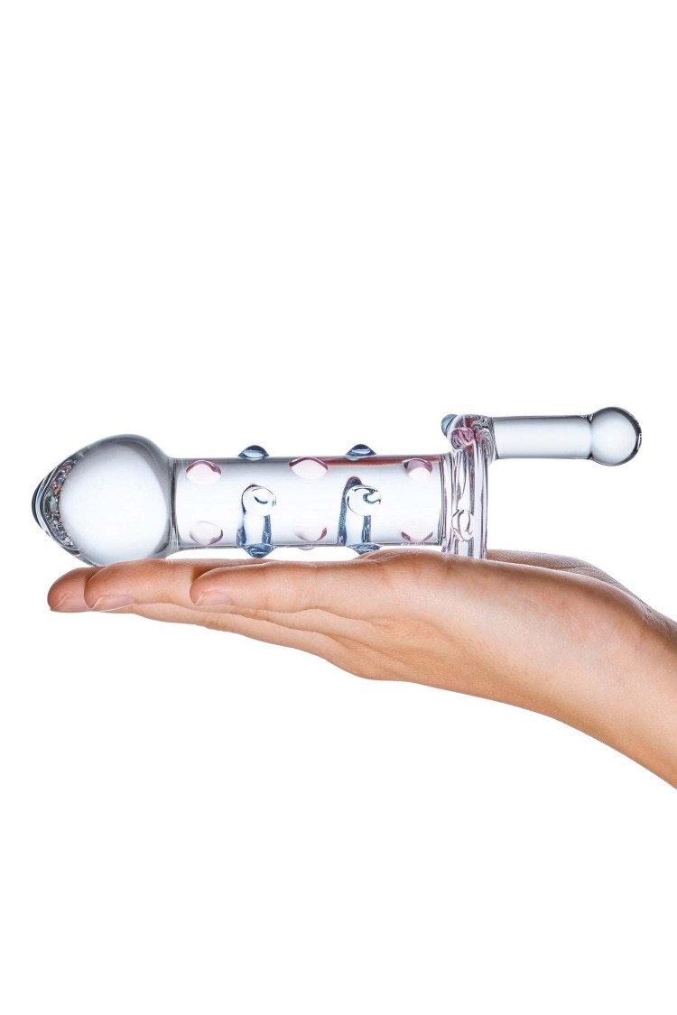 Szklany Korek Z Uchwytem Candy Land Juicer S Dildo Glas