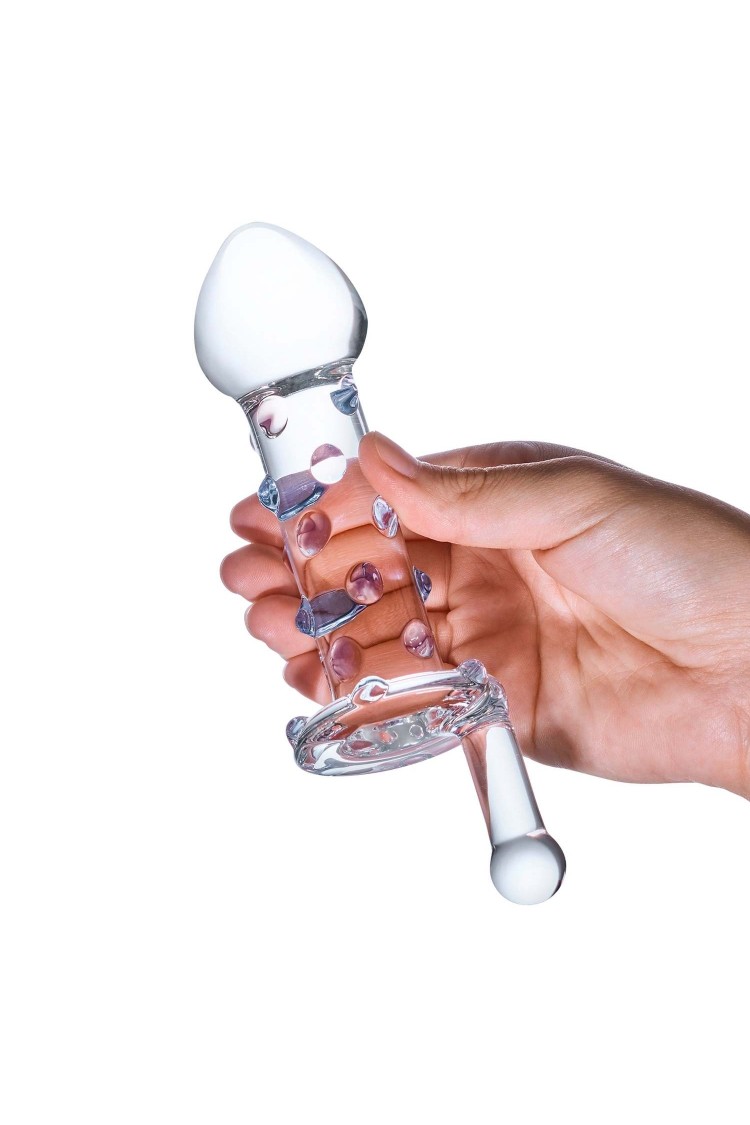 Szklany Korek Z Uchwytem Candy Land Juicer S Dildo Glas