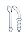 Zestaw Dwóch Szklanych Dild G-Spot Pleasure S Dildo Set 2 Pcs Glas
