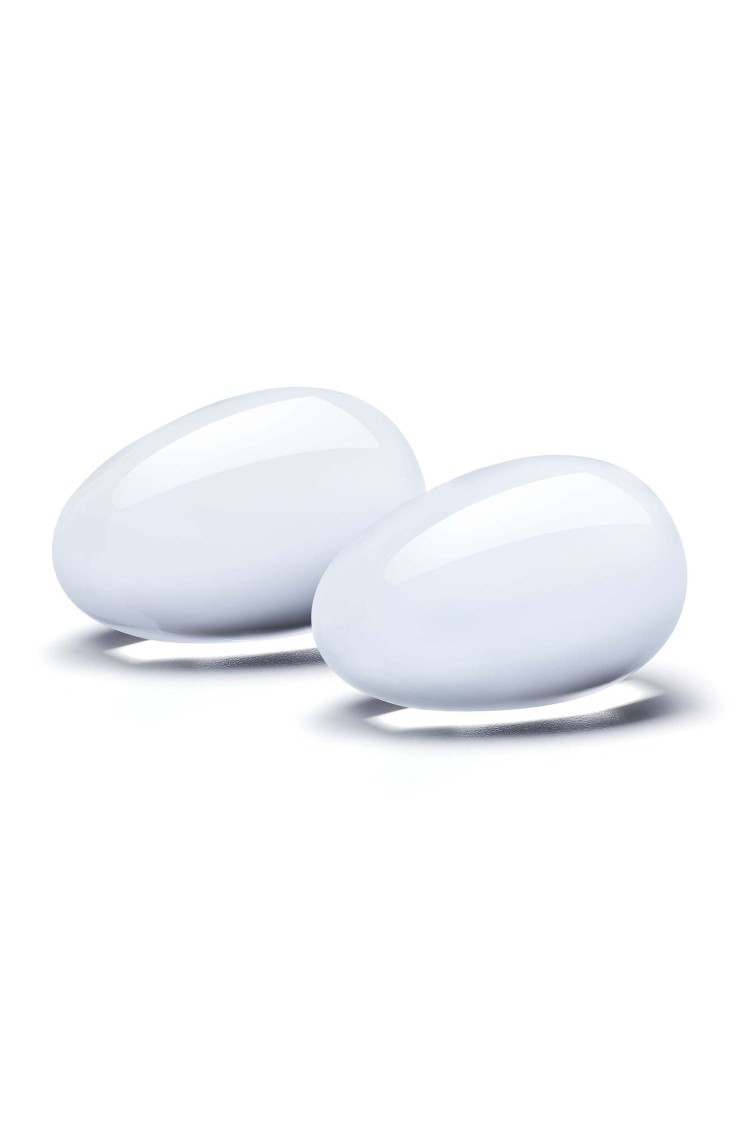 Zestaw Dwóch Szklanych Kulek Gejszy S Yoni Eggs Glas