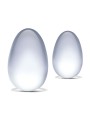 Zestaw Dwóch Szklanych Kulek Gejszy S Yoni Eggs Glas