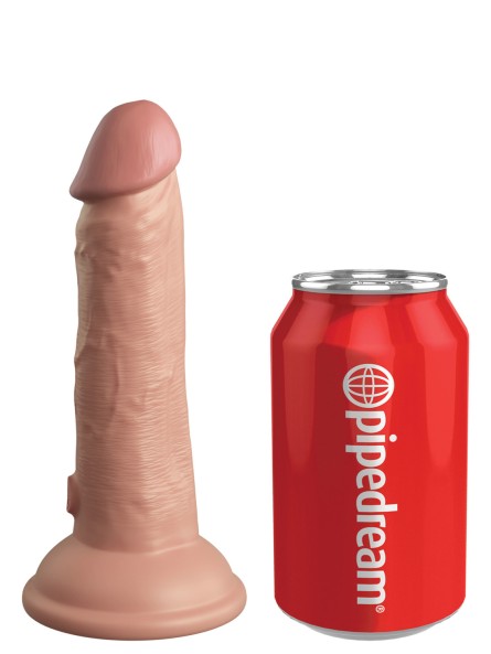Miękkie Silikonowe Dildo Z Twardszym Rdzeniem 6 Inch Dual Density Silicone Cock Light King Cock
