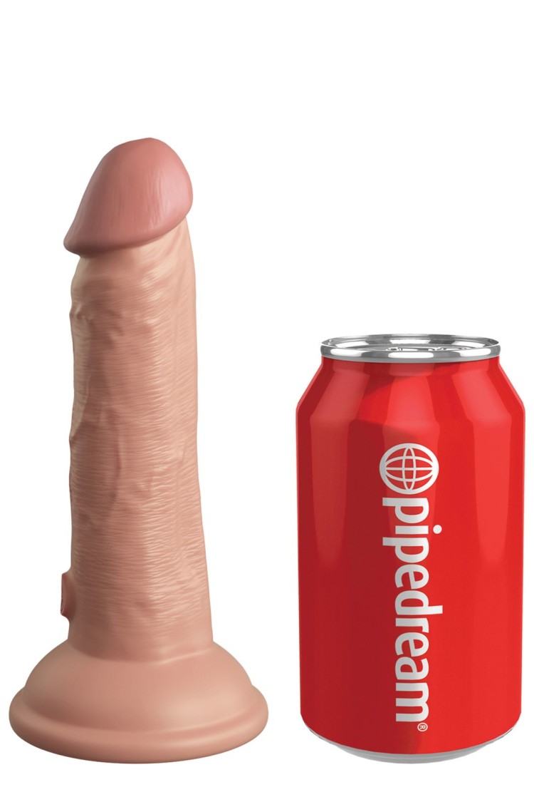 Miękkie Silikonowe Dildo Z Twardszym Rdzeniem 6 Inch Dual Density Silicone Cock Light King Cock