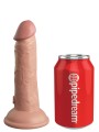Miękkie Silikonowe Dildo Z Twardszym Rdzeniem 6 Inch Dual Density Silicone Cock Light King Cock