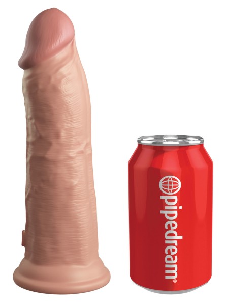 Miękkie Silikonowe Dildo Z Twardszym Rdzeniem 8 Inch Dual Density Silicone Cock Light King Cock