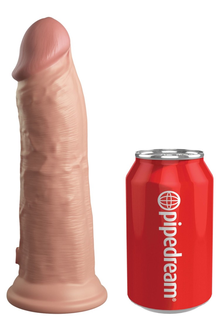 Miękkie Silikonowe Dildo Z Twardszym Rdzeniem 8 Inch Dual Density Silicone Cock Light King Cock