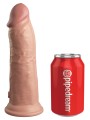Miękkie Silikonowe Dildo Z Twardszym Rdzeniem 8 Inch Dual Density Silicone Cock Light King Cock