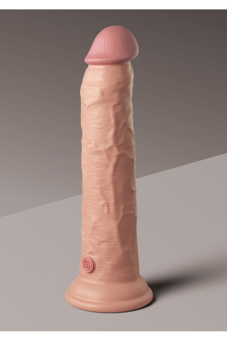 Miękkie Silikonowe Dildo Z Twardszym Rdzeniem 9 Inch Dual Density Silicone Cock Light King Cock