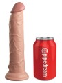 Miękkie Silikonowe Dildo Z Twardszym Rdzeniem 9 Inch Dual Density Silicone Cock Light King Cock