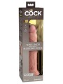 Miękkie Silikonowe Dildo Z Twardszym Rdzeniem 9 Inch Dual Density Silicone Cock Light King Cock