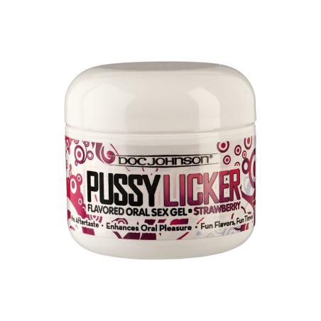 Lubrykant Do Seksu Oralnego Pussy Licker Strawberry 59Ml Doc Johnson
