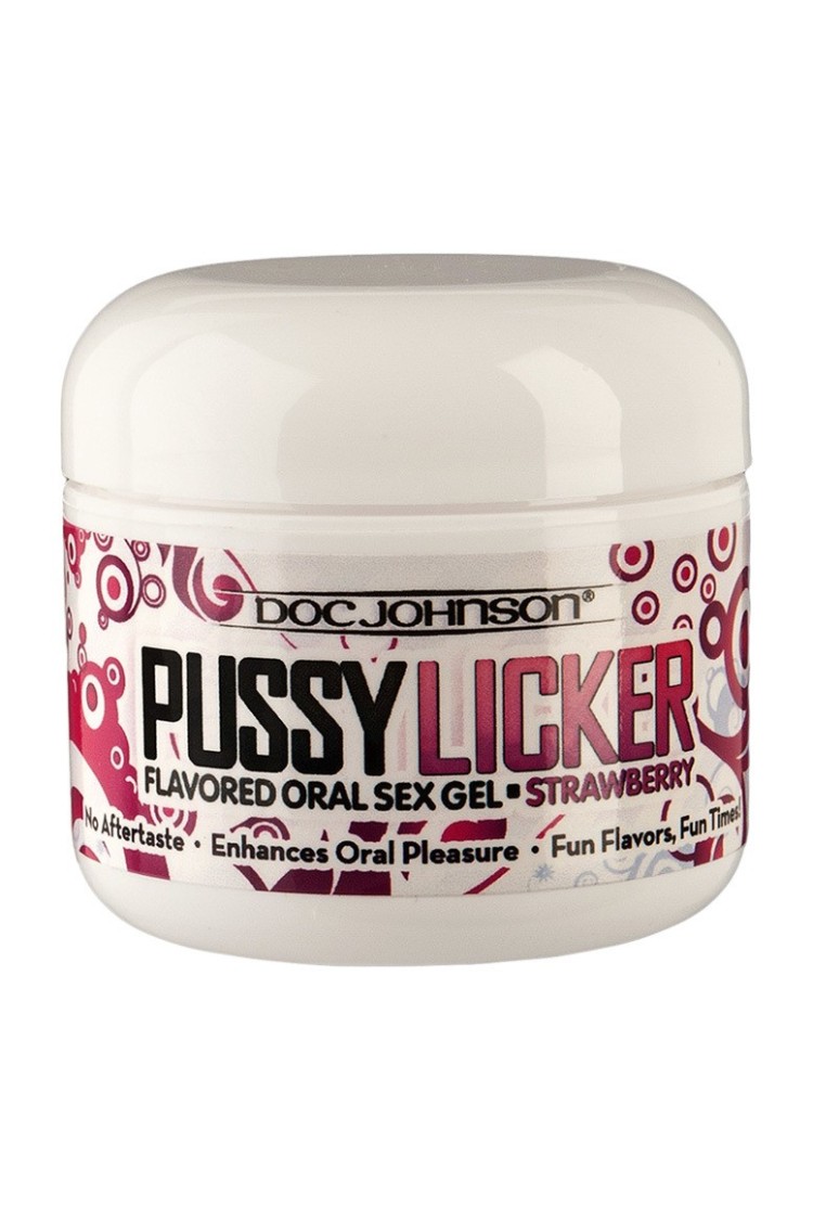 Lubrykant Do Seksu Oralnego Pussy Licker Strawberry 59Ml Doc Johnson