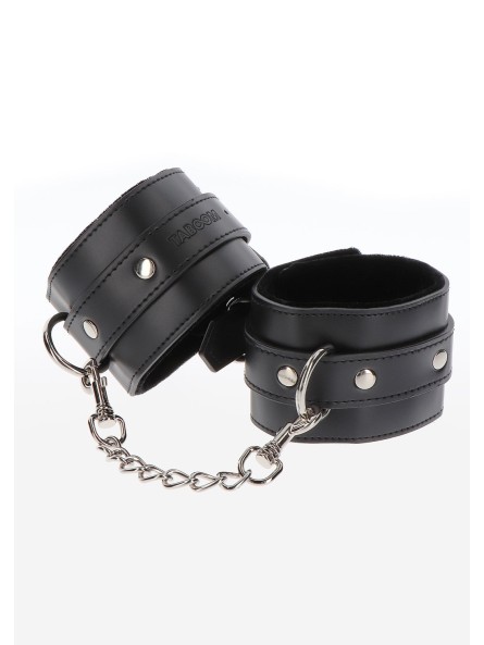 Kajdanki Na Nadgarstki Wrist Cuffs Black Taboom