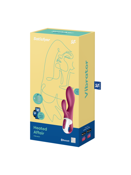 Wibrator Króliczek Heated Affair Connect App Satisfyer