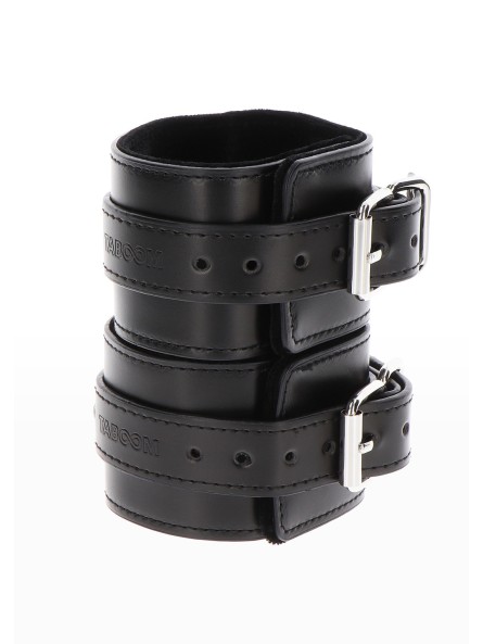 Kajdanki Na Nadgarstki Wrist Cuffs Black Taboom