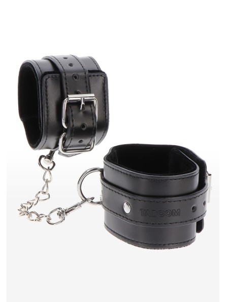 Kajdanki Na Kostki Ankle Cuffs Black Taboom