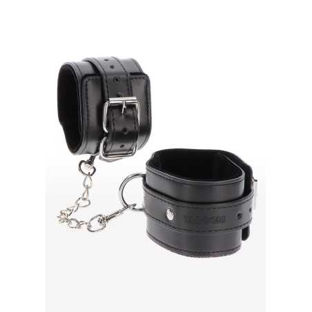 Kajdanki Na Kostki Ankle Cuffs Black Taboom