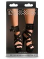 Kajdanki Na Kostki Ankle Cuffs Black Taboom