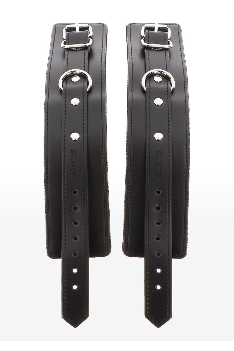 Kajdanki Na Kostki Ankle Cuffs Black Taboom