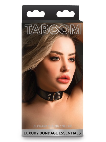 Obróżka Elegant D-Ring Collar Black Taboom