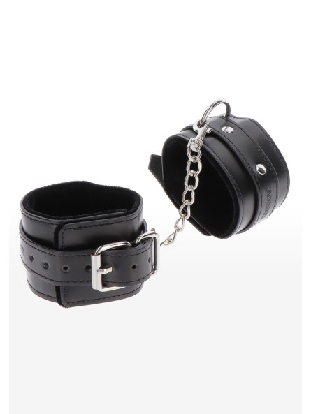 Kajdanki Na Kostki Ankle Cuffs Black Taboom