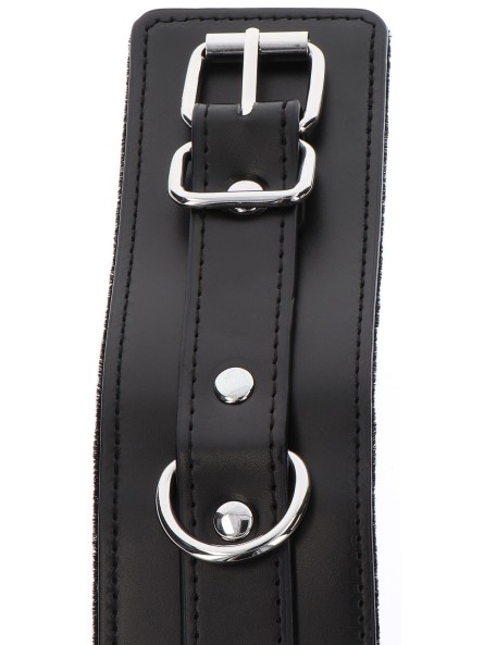 Kajdanki Na Kostki Ankle Cuffs Black Taboom
