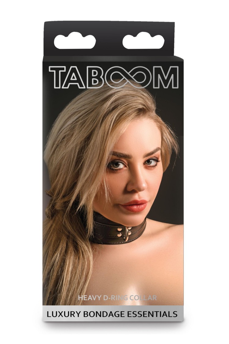 Obróżka Heavy D-Ring Collar Black Taboom