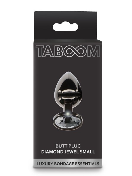 Korek Analny Butt Plug With Diamond Jewel Silver S Taboom