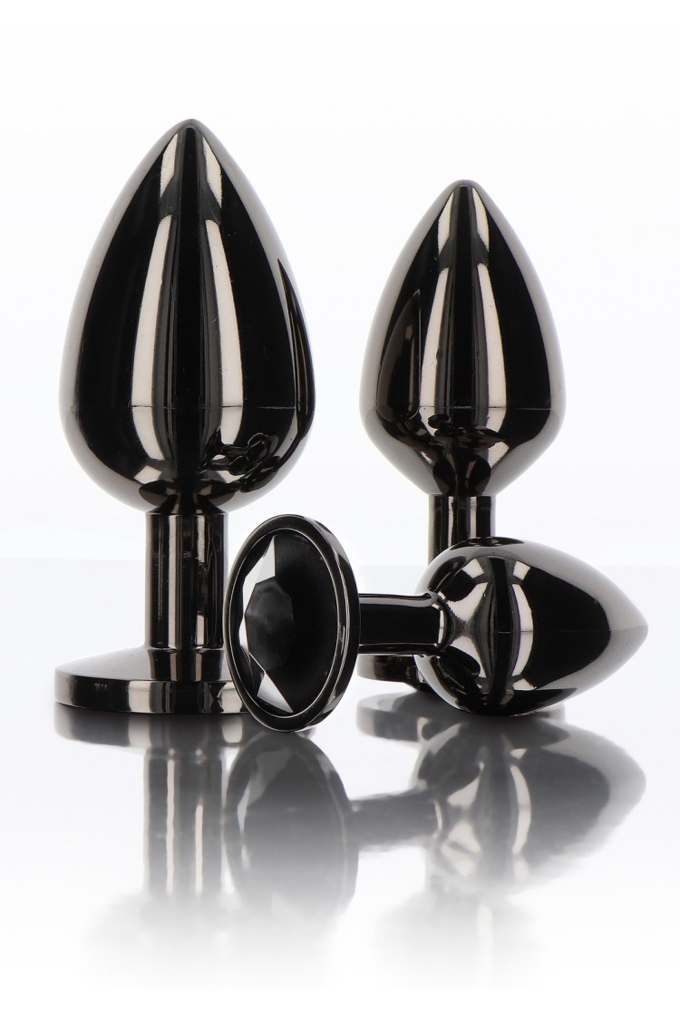 Korek Analny Butt Plug With Diamond Jewel Silver L Taboom