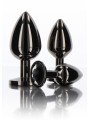 Korek Analny Butt Plug With Diamond Jewel Silver L Taboom