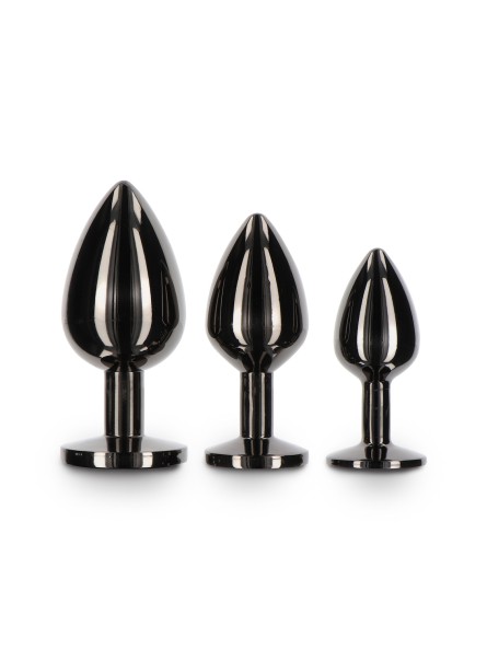 Korek Analny Butt Plug With Diamond Jewel Silver L Taboom