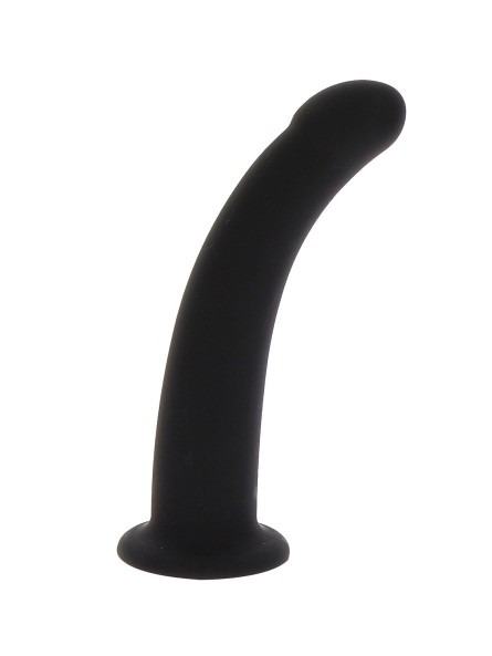 Silikonowe Dildo Strap-On Dong Black Medium Taboom