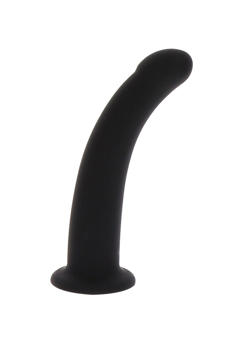 Silikonowe Dildo Strap-On Dong Black Medium Taboom