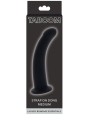 Silikonowe Dildo Strap-On Dong Black Medium Taboom