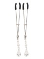 Zaciski Na Sutki Tweezers With Pearls Silver Taboom