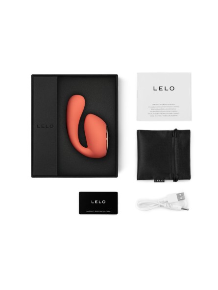 Wibtrator Do Punktu G I Łechtaczki Ida Wave Coral Red Lelo