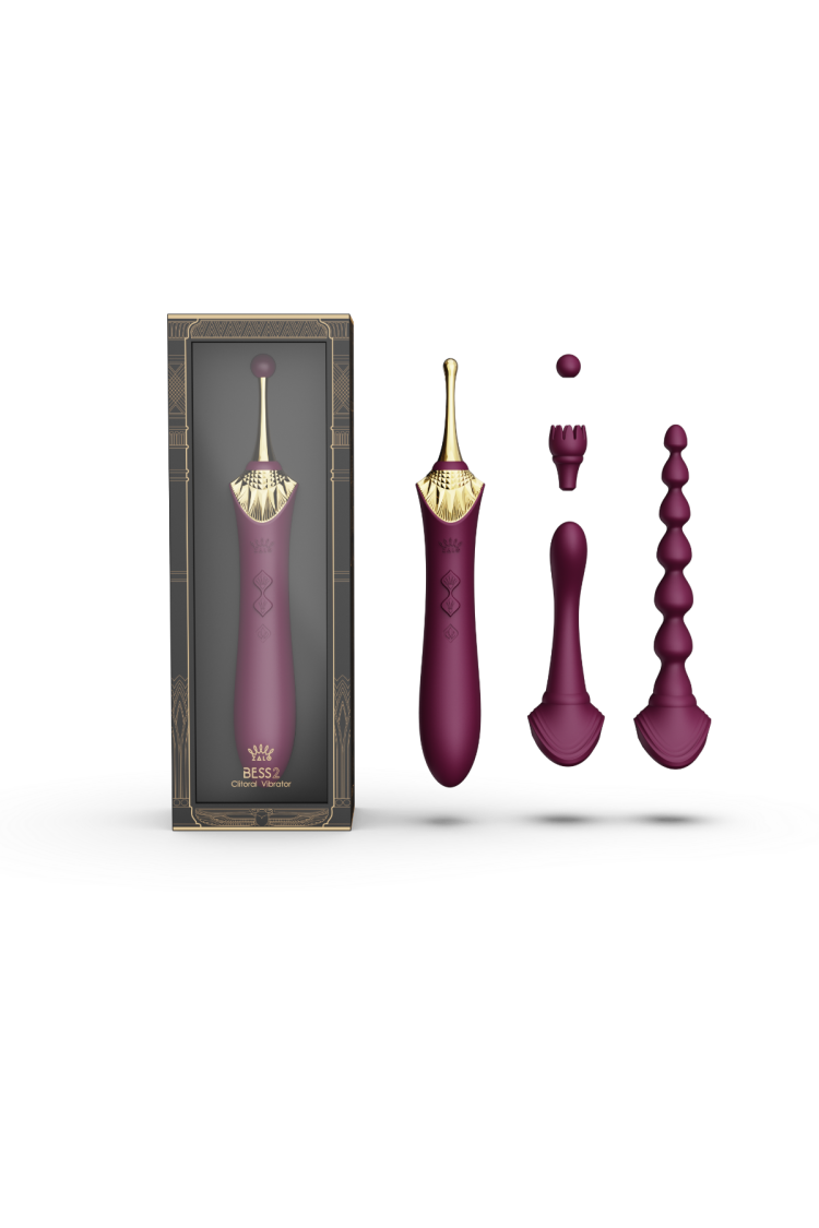 Wibrator Wielofunkcyjny Bess 2 Velvet Purple Zalo