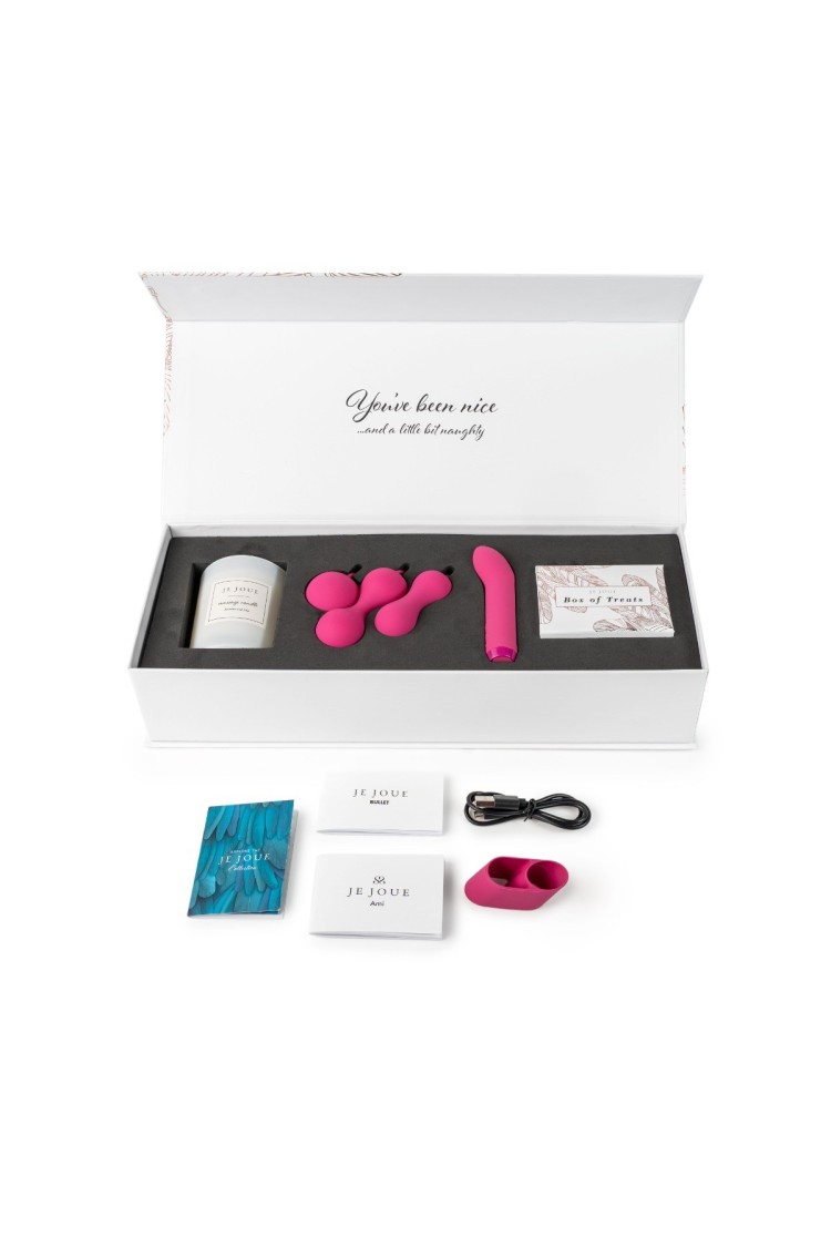 The Naughty And Nice Gift Set - Zestaw Kart I Gadżetów Erotycznych Je Joue