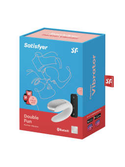 Wibrator Dla Par Double Fun White Satisfyer
