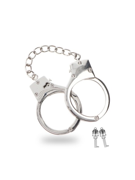 Kajdanki Silver Plated Bdsm Handcuffs Taboom